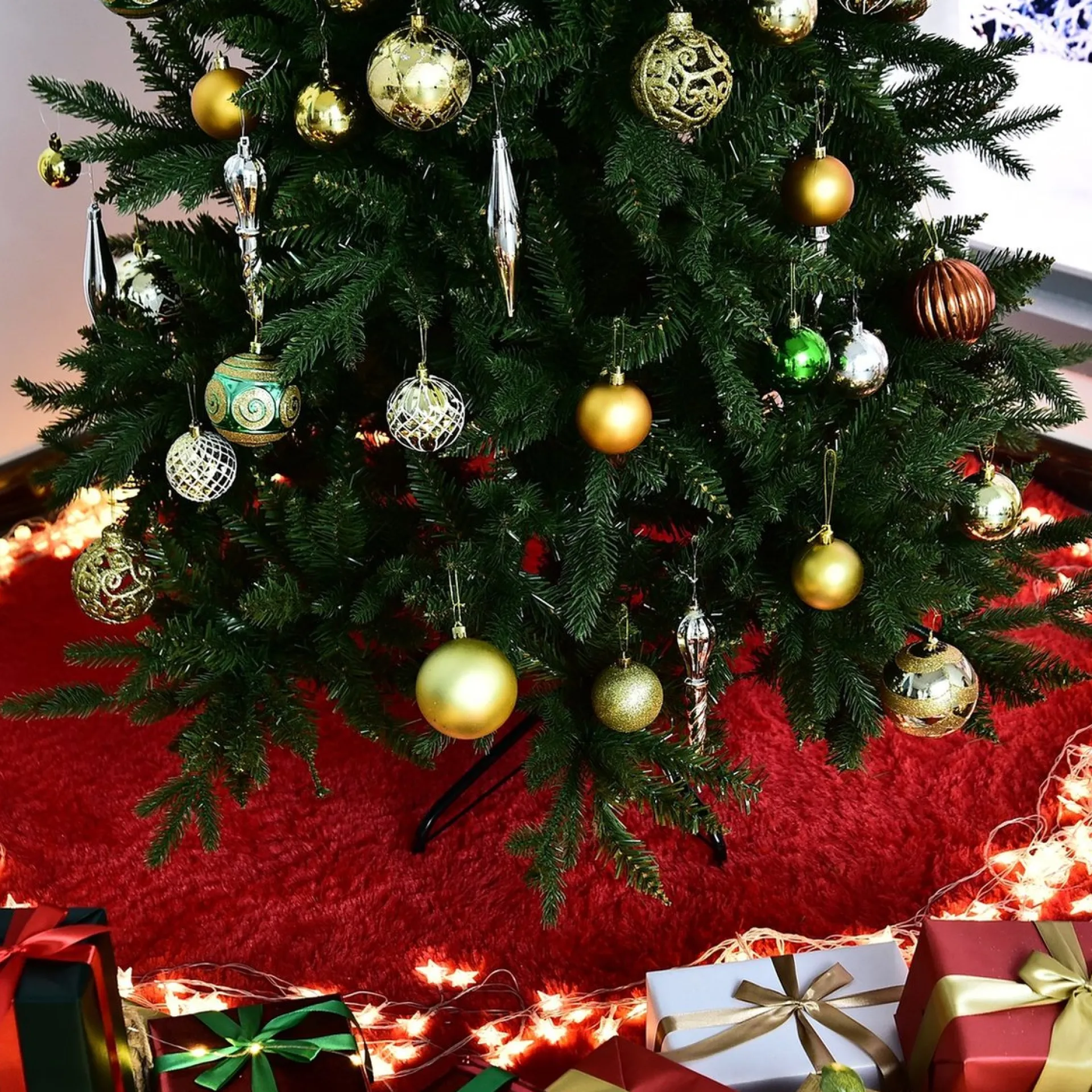 ChristmasGoodz Kerstboom - Kunstkerstboom - Kunstkerstboom 180 Cm - H 180 X B 115 Cm Discount