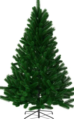 AG Store Kerstboom Ag - Volle Boom - Kunstkerstboom 210Cm Hoog - 1160 Takken - Inclusief 1000 Leds- Kunstkerstbomen - Christmas Tree - Groot- Veel Takken - Donker Kerst - Decoratie Fashion