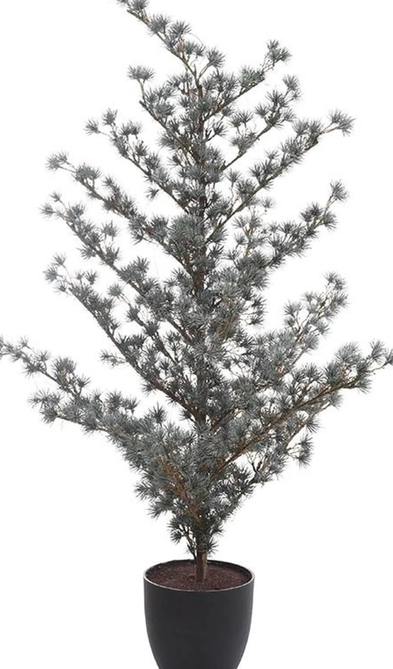 Merkloos Kerstboom 125Cm - Met Verlichting - In Pot Flash Sale