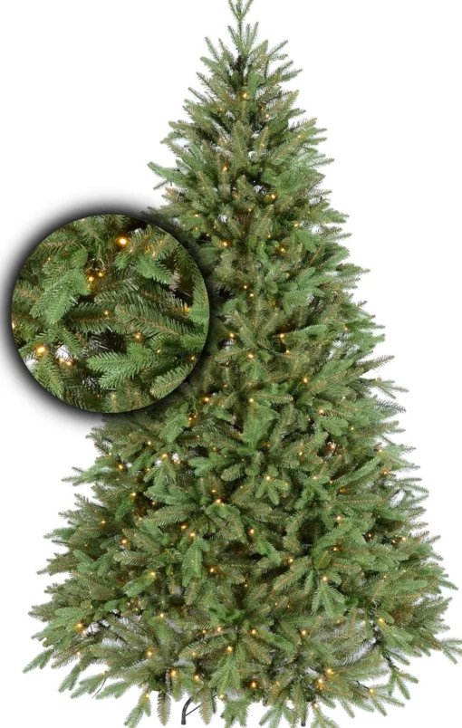 Excellent Trees Kerstboom ® Led Ulvik Met Verlichting - Luxe Uitvoering - 250 Lampjes 150 Cm Sale