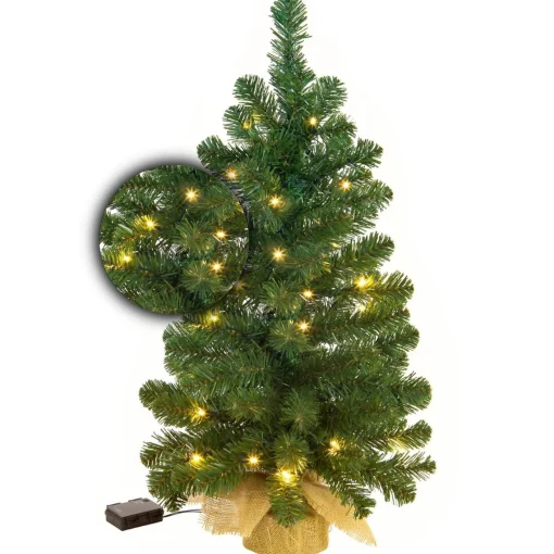 Excellent Trees Kerstboom ® Led Jarbo 75 Cm Met Verlichting - Luxe Uitvoering - 55 Lampjes Sale