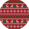 vloerkledenopvinyl.nl Kerstboom Kleed | Rendier Rood Best