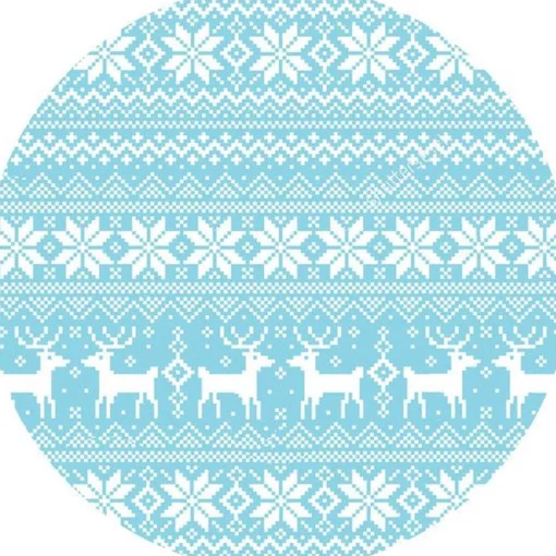 vloerkledenopvinyl.nl Kerstboom Kleed | Rendier Blauw Cheap