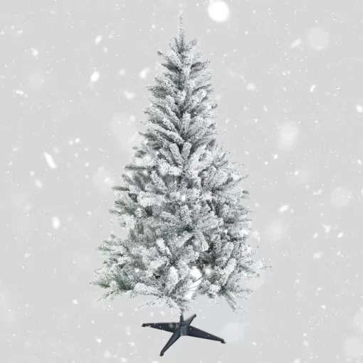 Merkloos Kerstboom Tuscan Spruce Sneeuw 120Cm - Inclusief Voet Store