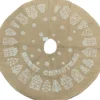 Merkloos Kerstboomrok - Beige - Peperkoekenhuisje - Kerstboomkleed - Kerstboom - Kerstversiering Fashion