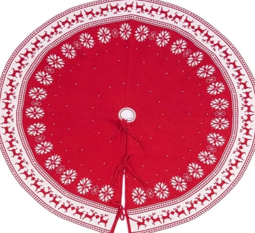 Selwo Kerstboomrok, 122 Cm Gebreide Kerstboomdeken, Kerstdecoratie, Rok, Kerstboomdeken, Kerstboomdecoratie, Decoratie Voor Thuis, Kerstfeest, Decoratie Cheap