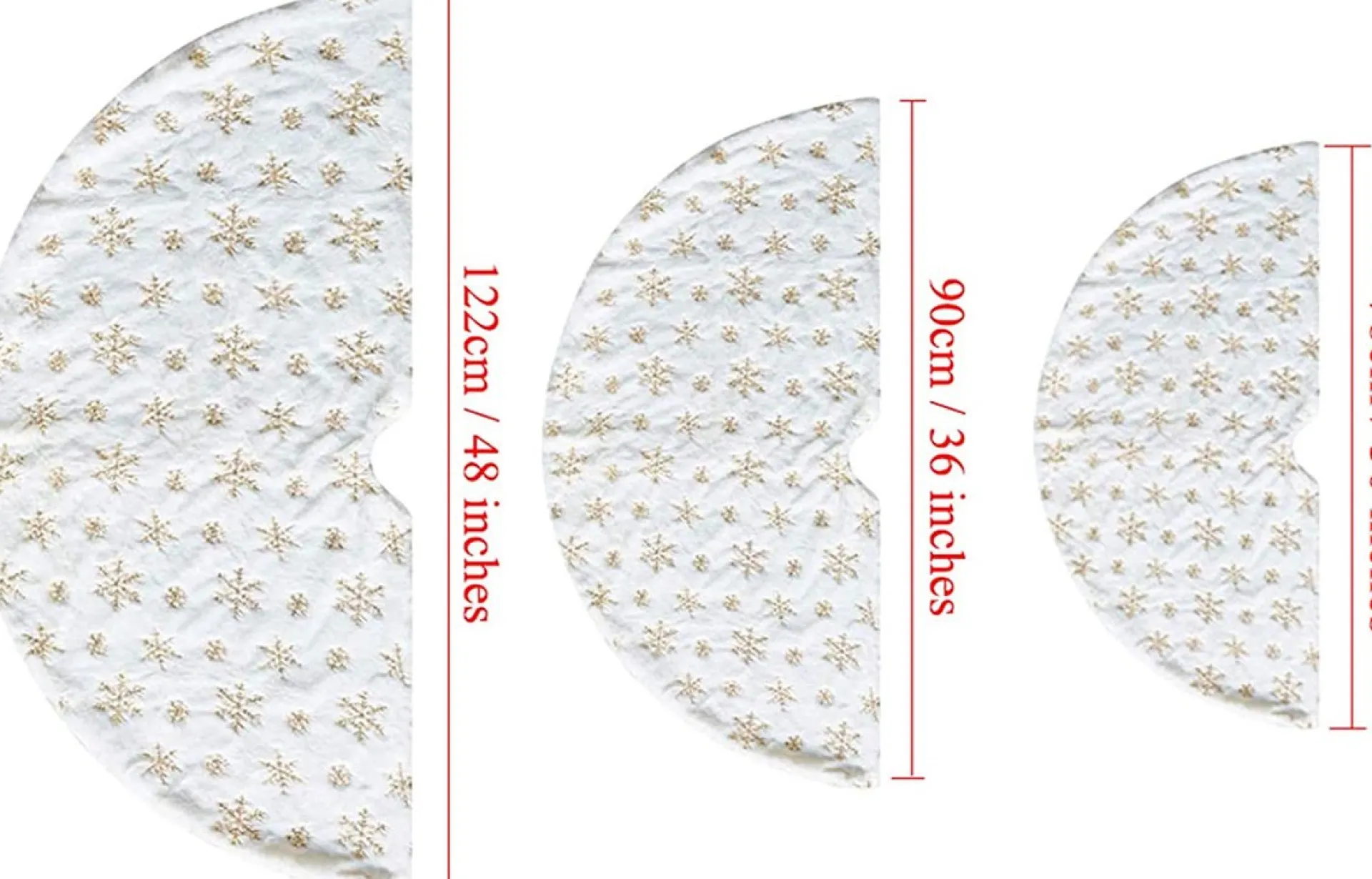 Merkloos Kerstboomrok - Kerstboomkleed – Luxe Kerstboomrok Best