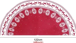 Merkloos Kerstboomrok - Kerstboomkleed – Luxe Kerstboomrok Clearance