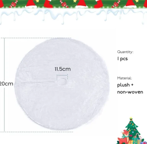 Merkloos Kerstboomrok - Kerstboomkleed – Luxe Kerstboomrok Shop