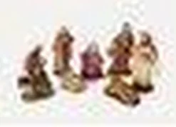Merkloos Kerststallen></noscript>Kerstgroep 8 Figuren Ca. 12Cm. (6528)