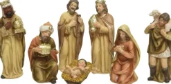 Decoris Kerststallen>Kerstgroep Poly 7 Fig. H11Cm Ntl/Gd