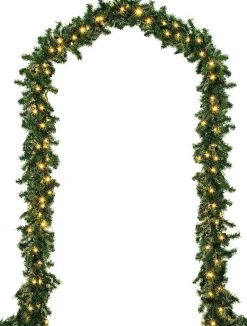 Casaria Guirlandes>Kerstguirlande - 5 M En 5 M Stroomkabel - 100 Led - Afstandsbediening