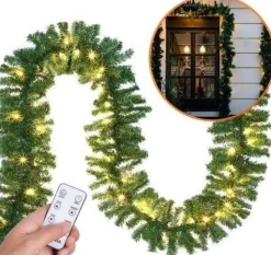 Casaria Guirlandes></noscript>Kerstguirlande - 5 M En 5 M Stroomkabel - 100 Led - Afstandsbediening