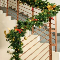 Casaria Guirlandes></noscript>Kerstguirlande - 5 M En 5 M Stroomkabel - 100 Led - Afstandsbediening