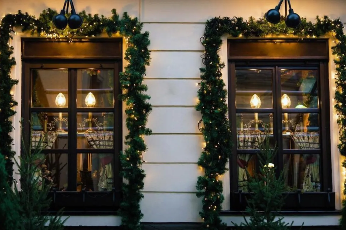 multiwishlist Guirlandes>Kerstguirlande - Guirlande - Kerstslinger - Kerstversiering - 100 Led 's Voor Binnen & Buiten - 5 Meter