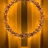 Generic Kerstkrans - 300 Led - O39 Cm - Warmwit - M - Kersthanger - Lichtkrans - Kerstdecoratie - Kerstversiering - Kerst Flash Sale