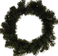 Merkloos Kerstkransen></noscript>Kerstkrans - Diameter 35Cm - Met Ledverlichting - Timerfunctie
