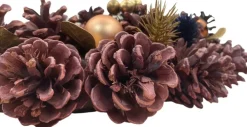 WDMT Kerstkransen></noscript>Kerstkrans - Gold Berry | O 40 Cm | Decoratieve En Goed Gevulde Kerstkans Gemaakt Van Natuurlijke Materialen | Samengesteld Met Rode En Gouden Details | Goud