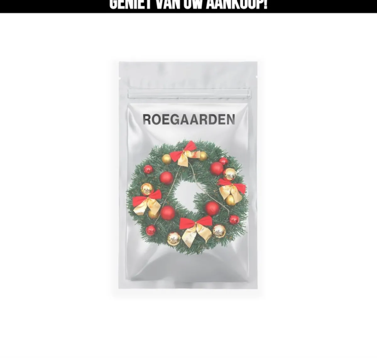 Roegaarden Kerstkransen>Kerstkrans | Kerstversiering | Rood/Goud | 30 Cm