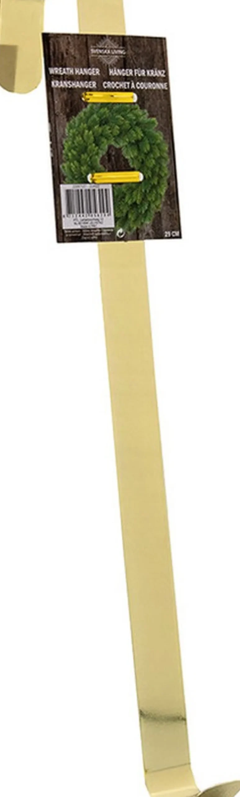 Merkloos Kerstkransen>Kerstkrans - Met Sneeuw - 36 Cm- Kunststof - Incl. Deurhanger