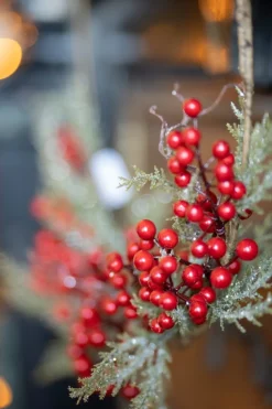 Merkloos Kerstkransen></noscript>Kerstkrans - Rode Bessen - Kerstversiering - Kerstmis - Deurkrans - Decoratie