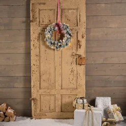 Lumineo Kerstkransen></noscript>Kerstkrans Met Sneeuw - 40 Led Lampjes - O 50Cm