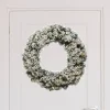 Decoris Kerstkransen>Kerstkrans/Dennenkrans - Groen -Verlichting En Kunstsneeuw - D60 Cm - Kerstkransen