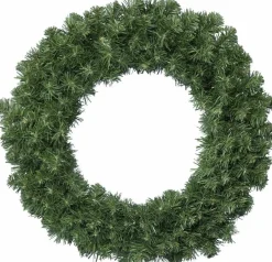 Decoris Kerstkransen>Kerstkrans/Dennenkrans - Groen - D60 Cm - Kerstkransen