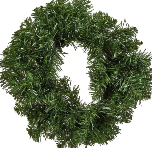 Decoris Kerstkransen>Kerstkrans/Dennenkrans Groen 35 Cm - Dennenkransen/Deurkransen Kerstversiering