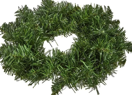 Decoris Kerstkransen>Kerstkrans/Dennenkrans Groen 35 Cm - Dennenkransen/Deurkransen Kerstversiering