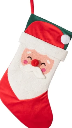 Sass u0026 Belle Kerstsokken>Kerstman Christmas Stocking Van Sass & Belle - Decoratie Kerstsok Met De Kerstman