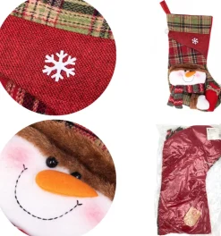 springos Kerstsokken>Kerstsok | Kerstsokken | Kerstversiering | Sneeuwpop