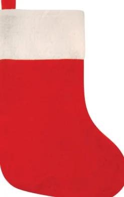 Henbrandt Kerstsokken>Kerstsok - Rood - 41 Cm - 20 X 41 Cm - Polyester