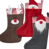 Merkloos Kerstsokken>Kerstsok Open Haard - 45 Cm Groot - 1 Exemplaar