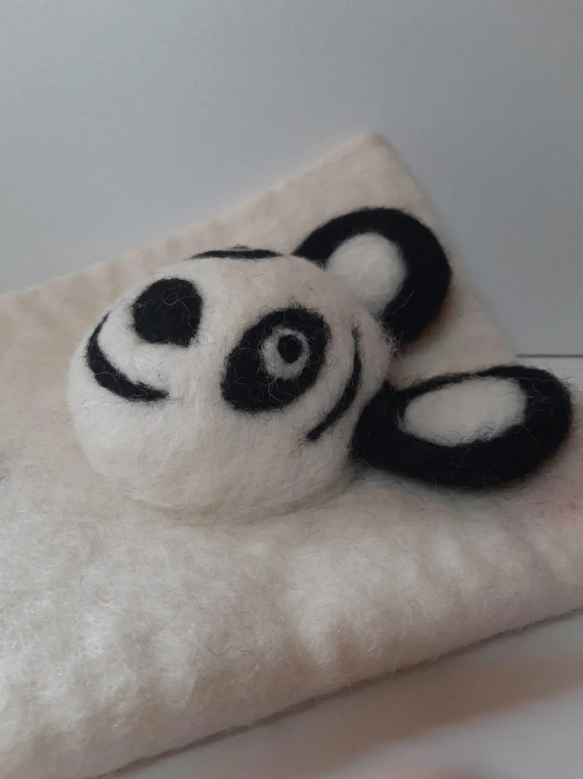 eigen Kerstsokken>Kerstsok Xl Panda Beer Fairtrade En Handgemaakt In Peru