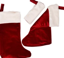 Baby Shower Chocolate Kerstsokken>Kerstsokken - Rode Kerstsokken - Kerstboomdecoratie - Cadeausok Voor Kerstmis - Christmas Gift - Kerst Versiering - 40 Cm - 1 Stuck