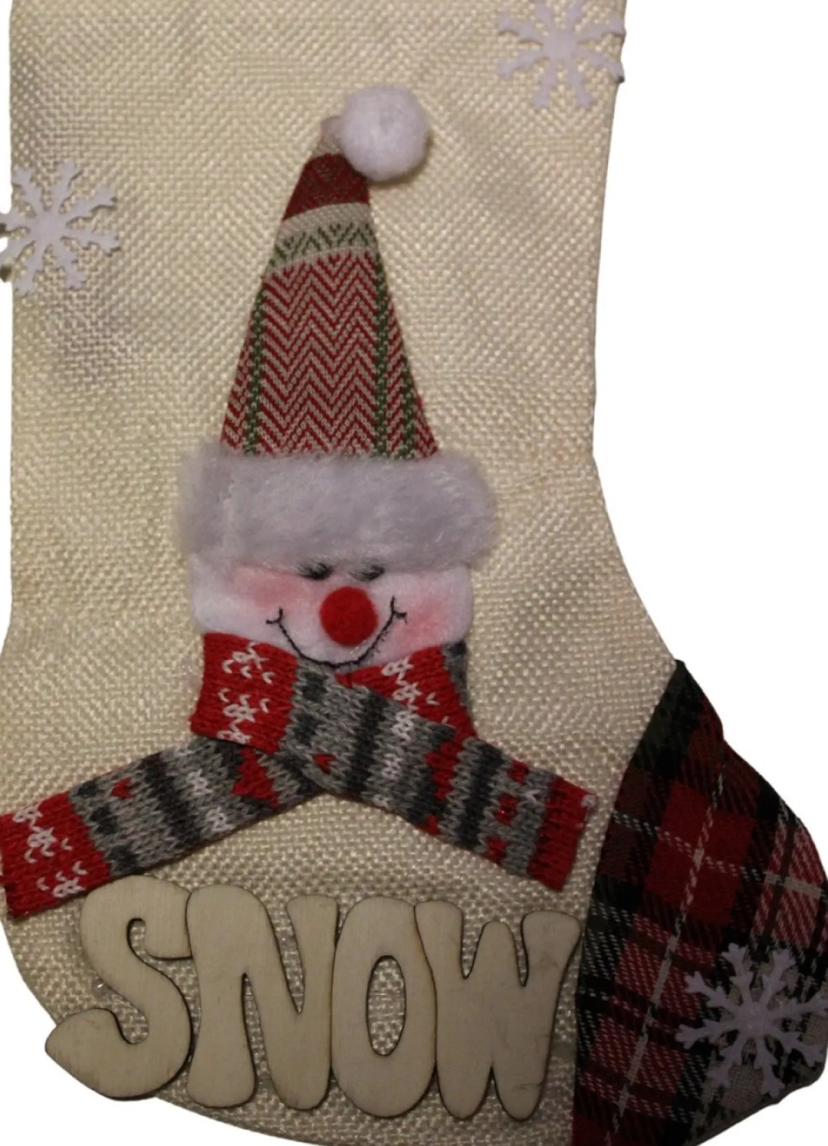 Merkloos Kerstsokken>Kerstsokken - Set Van 4 - Kerst Decoratie - Rood - Blauw - Groen - Wit