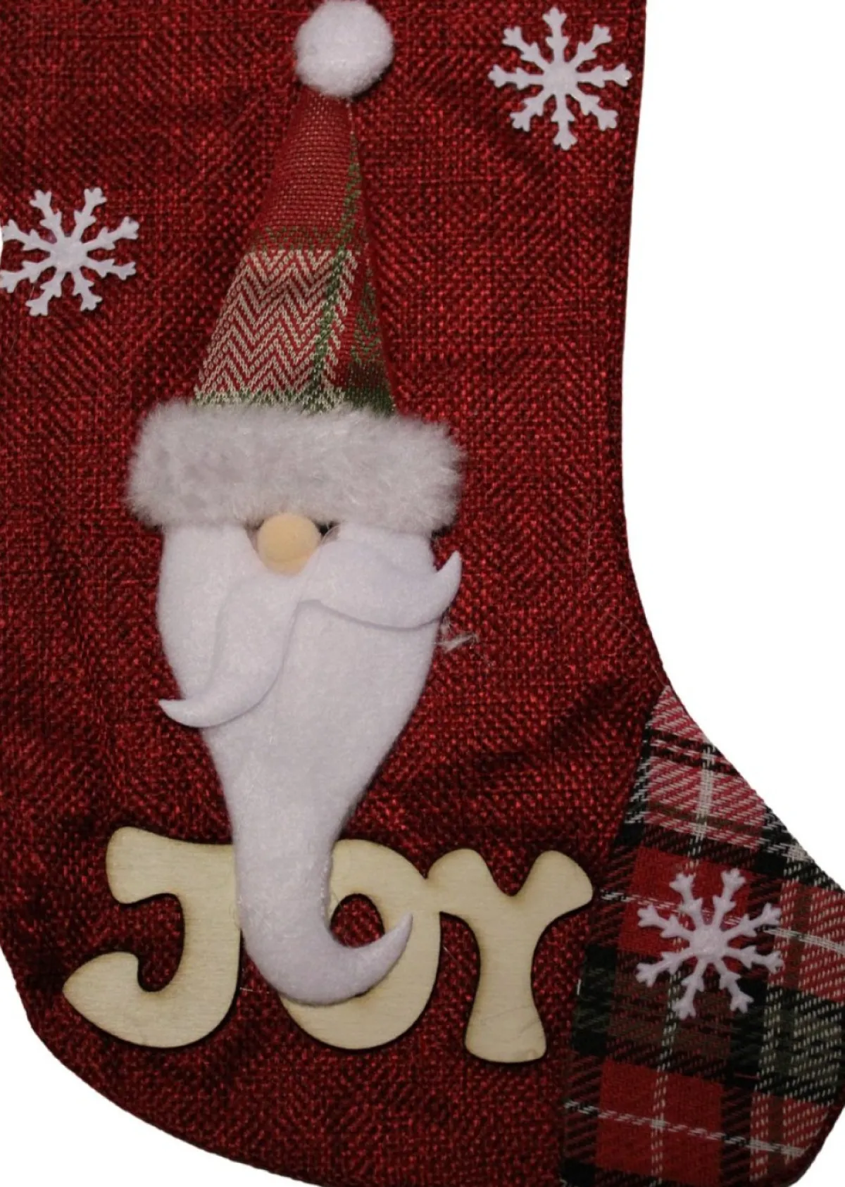 Merkloos Kerstsokken>Kerstsokken - Set Van 4 - Kerst Decoratie - Rood - Blauw - Groen - Wit