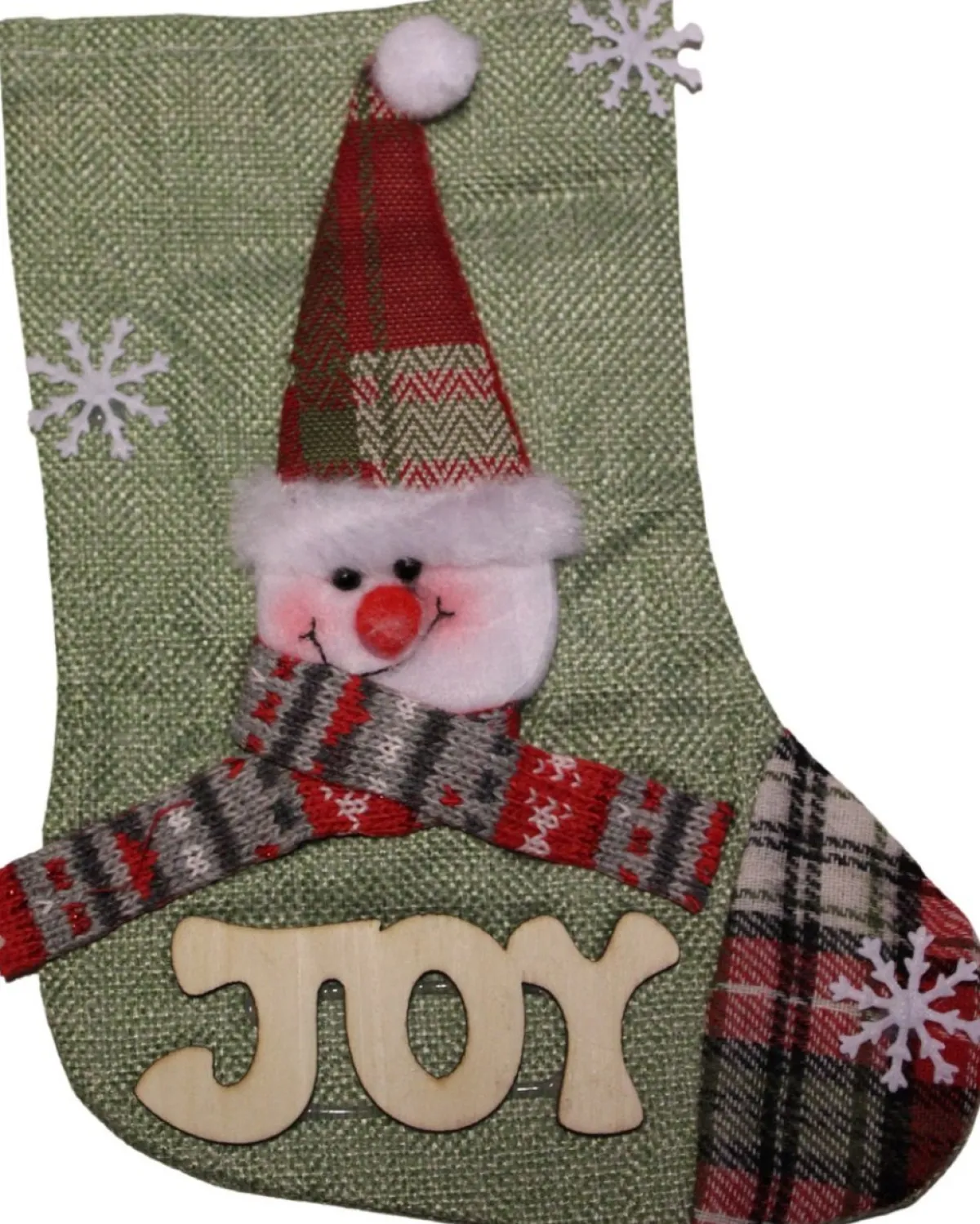 Merkloos Kerstsokken>Kerstsokken - Set Van 4 - Kerst Decoratie - Rood - Blauw - Groen - Wit