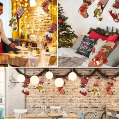 YUMI Kerstsokken>Kerstsokken/Kerst Decoratie/Thema Sneewman/44Cm