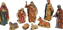 G. Wurm Kerststallen>Kerststal Kerst Versiering Figuren Van Polystone 9X