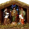 Merkloos Kerststallen>Kerststal Met Verlichting En Figuren 22Cm