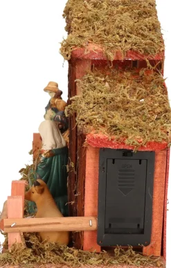 Merkloos Kerststallen></noscript>Kerststal Met Verlichting En 8 Figuren 39 X 14 X 23 Cm
