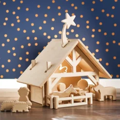 Lovelties Kerststallen></noscript>Kerststal Voor Kinderen. Inclusief 12 Figuren. Deze Kerststallen Worden Gemaakt In Nederland. Na De Kerst Plat Op Te Bergen.