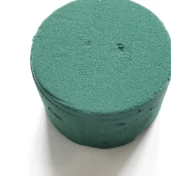 Merkloos Kerststukjes>Kerststukje Maken – Wit Schaaltje + Oase + Kerstkrans - Rood - Kunst - Ca. 20 Cm – Bij-007