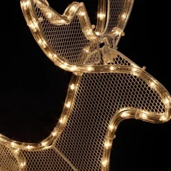Ways Kerstverlichting - Kerst Bundel - 3D Rendier Met Slee 2 Meter & Kerst Ster 144 Led's New