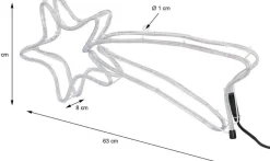 Ways Kerstverlichting - Kerst Bundel - 3D Rendier Met Slee 2 Meter & Kerst Ster 144 Led's New