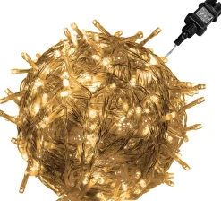Trend24 Kerstverlichting - Sfeerverlichting - Kerstverlichting Buiten - Kerstverlichting Binnen - Kerstversiering - Feestverlichting - Lichtsnoer - Lichtsnoer Buiten - Voor Binnen En Buiten - 5 M - Warm Wit Sale