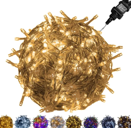 Trend24 Kerstverlichting - Sfeerverlichting - Kerstverlichting Buiten - Kerstverlichting Binnen - Kerstversiering - Feestverlichting - Lichtsnoer - Lichtsnoer Buiten - Voor Binnen En Buiten - 5 M - Warm Wit Sale
