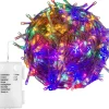 Trend24 Kerstverlichting - Sfeerverlichting - Kerstverlichting Buiten - Kerstverlichting Binnen - Kerstversiering - Feestverlichting - Lichtsnoer - Lichtsnoer Buiten - Voor Binnen En Buiten - Op Batterij - 10 M - Veelkleurig Shop